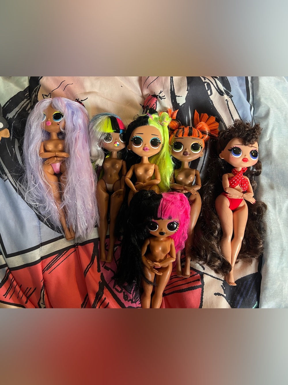 LOL OMG Doll lot